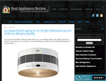 Tablet Screenshot of bestappliancesreview.com